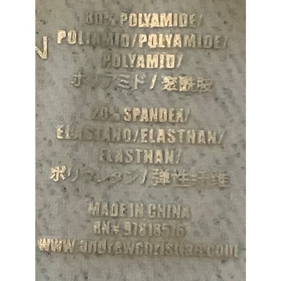 Andrew Christian Stretch Denim Tank Indigo Blue Large - Picture 5 of 6